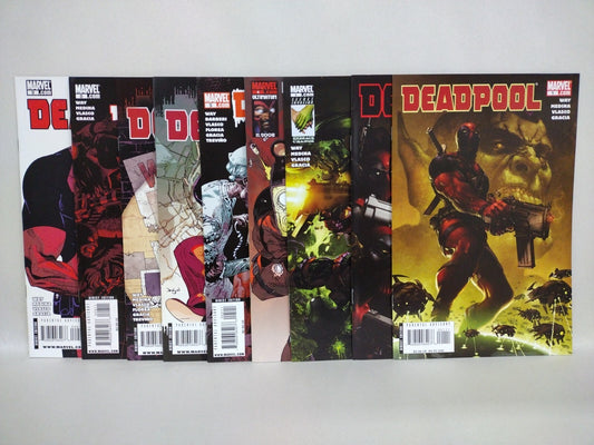 Deadpool (2008) Marvel Comic Lot Set #1 2 3 4 5 6 7 8 9 Daniel Way Paco Medina