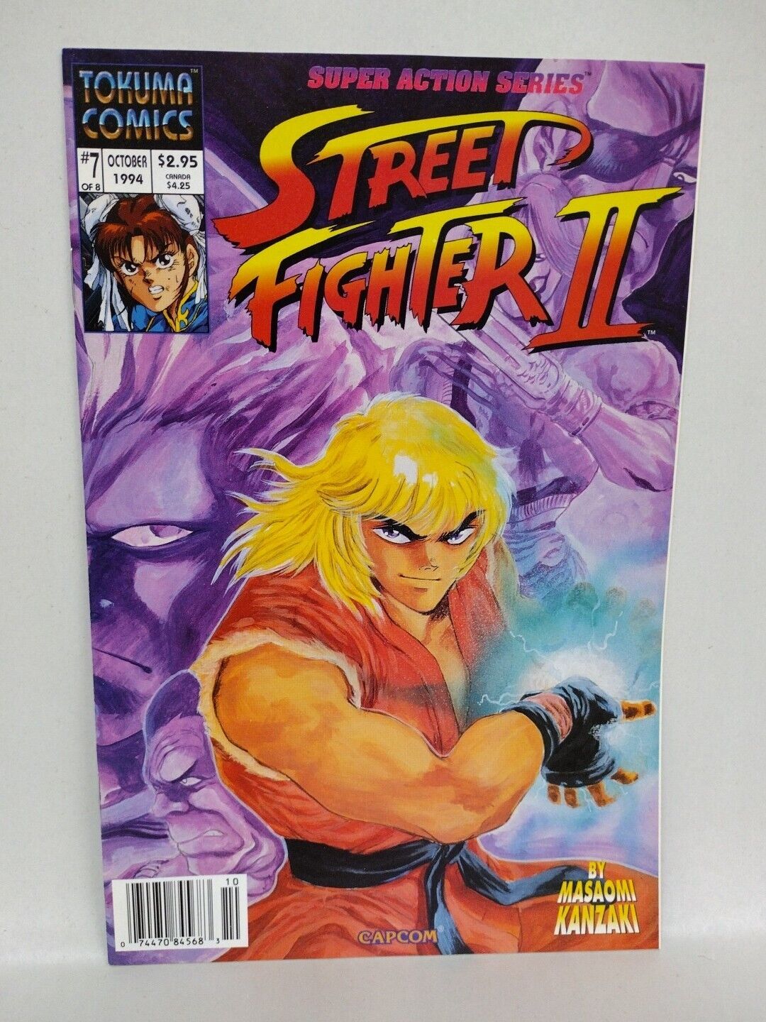 Street Fighter 2 (1994) Tokuma Comic Lot Set #3 5 6 7 8 Masaomi Kanzaki