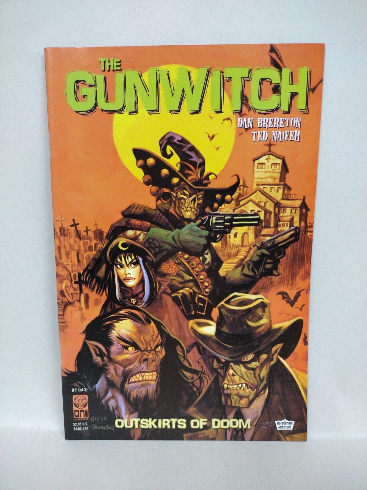 Gunwitch (2001) Complete Oni Press Nocturnals Miniseries #1 2 3 Dan Brereton NM