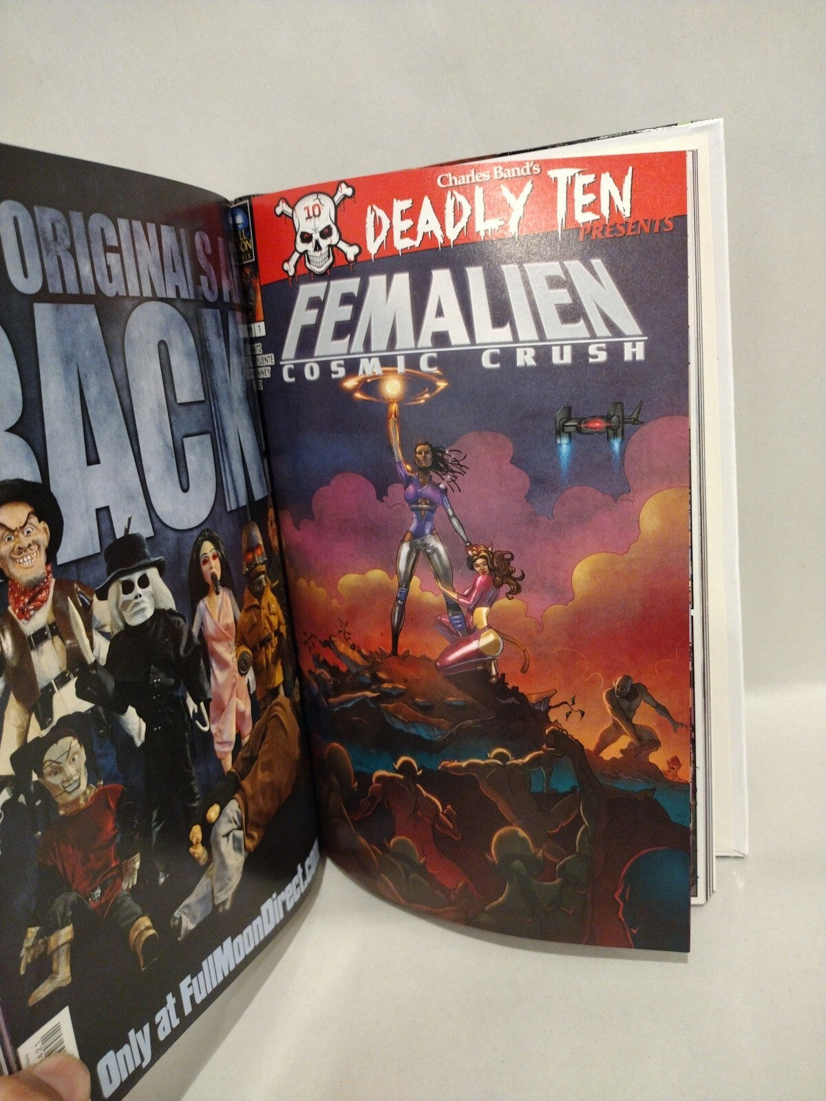 Full Moon Comix Library Edition Custom Bound Comic Hardcover ARG 166 Deadly Ten