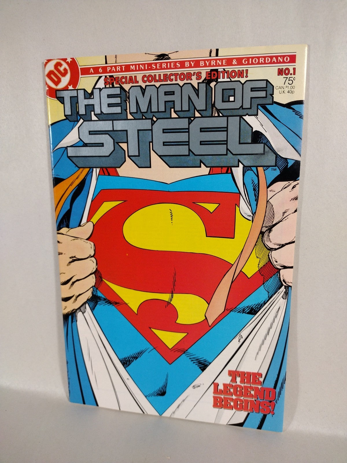 Superman Man Of Steel (1986) Complete John Bryne DC Comic Set #1-6 VF-NM