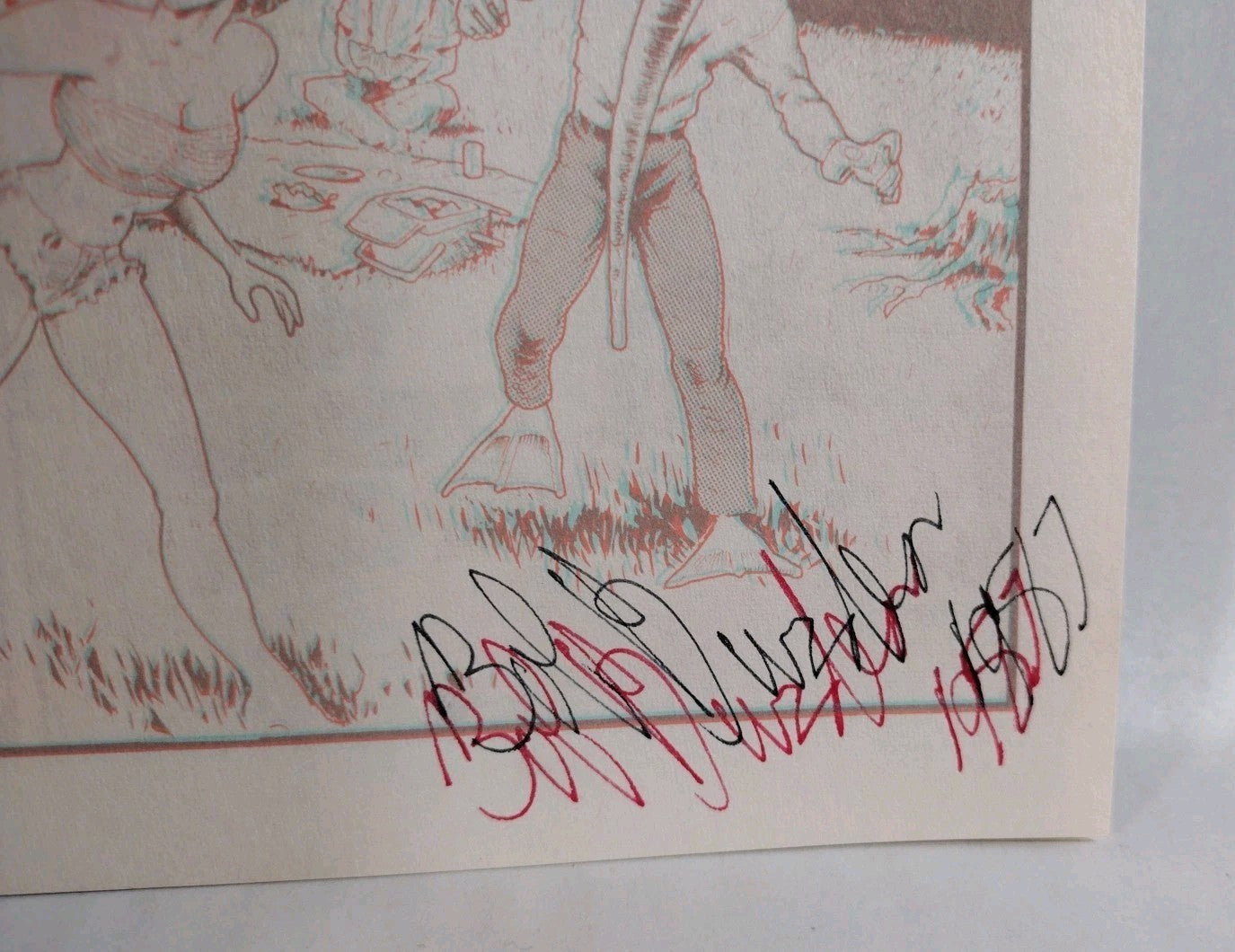 AV In 3-D #1 (1984) Aardvark Vanheim Signed Bob Burden Jim Valentino W Glasses