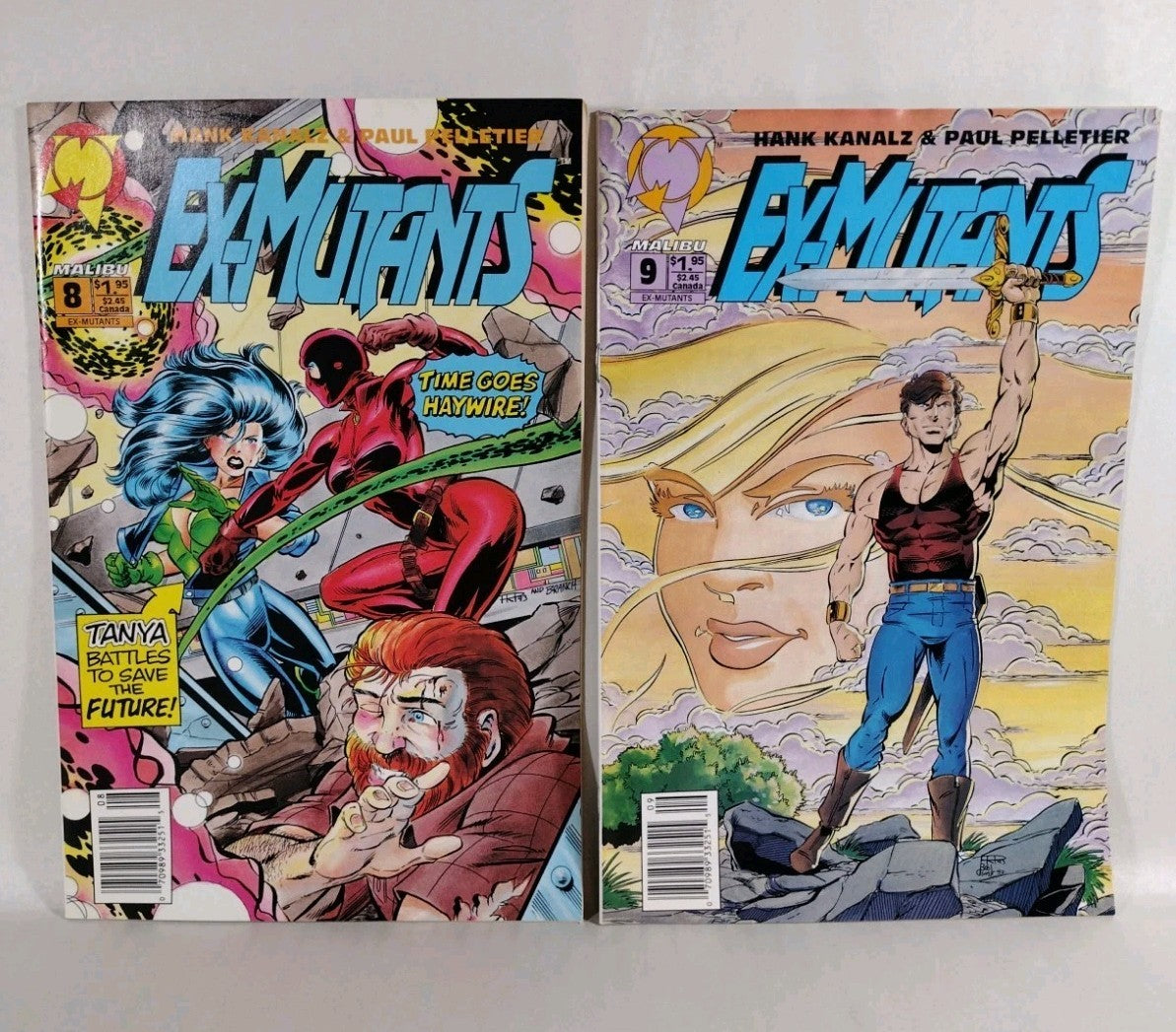 Ex-Mutants (1996) Malibu Comic Lot Of 11 #1 2 4-10 13 14 VF-NM