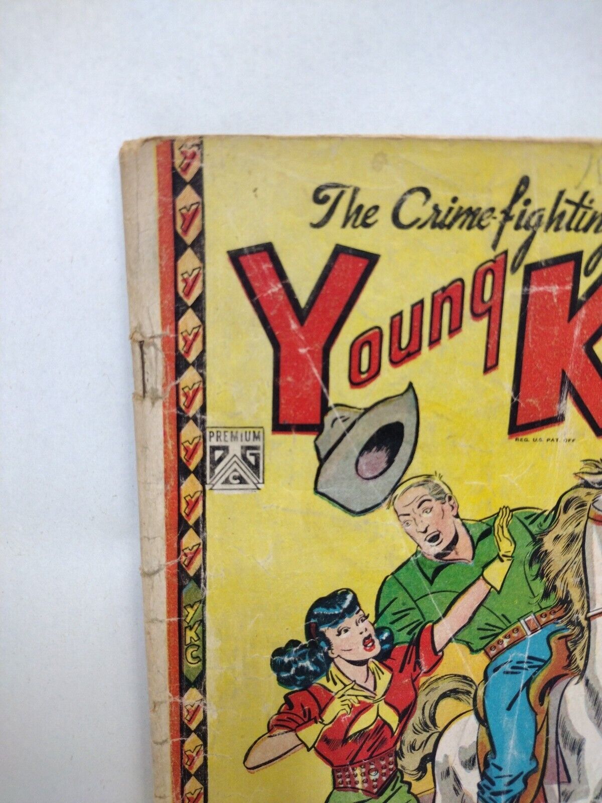 Young King Cole Detective Tales Vol 3 #9 (1948) Premium Comic Jack Harmon Cover