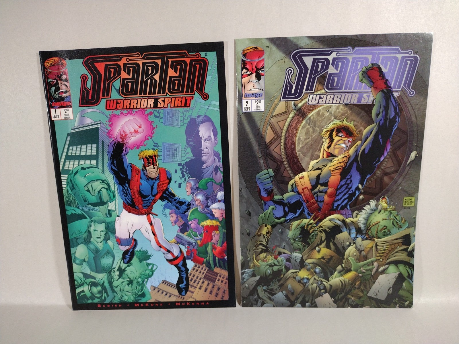 2 Complete 1995 Wildcats Solo Series Spartan: Warrior Spirit #1-4 Zealot #1-3