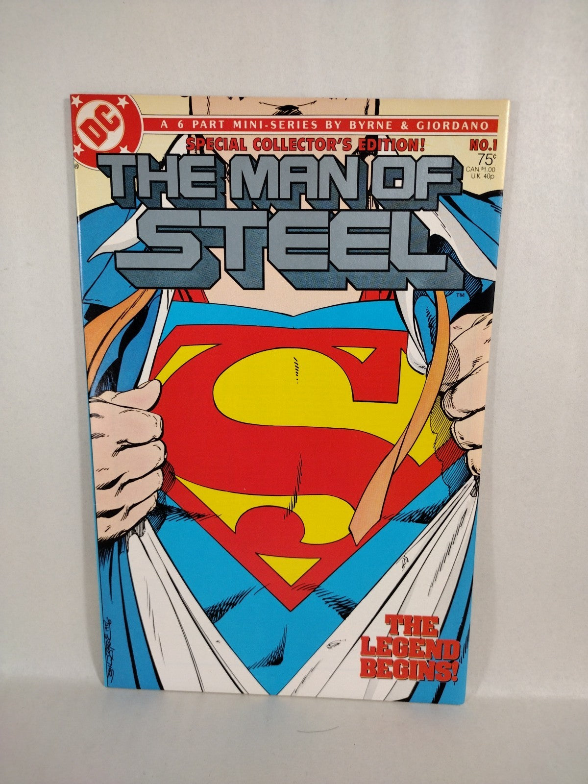 Superman Man Of Steel (1986) Complete John Bryne DC Comic Set #1-6 VF-NM