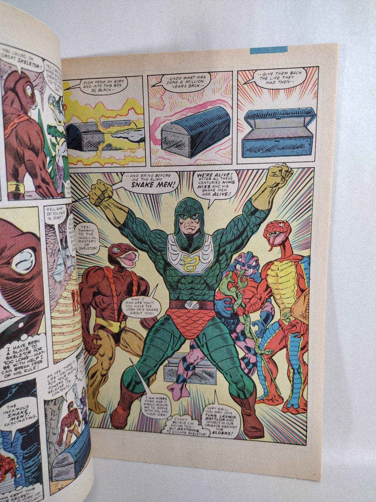 Masters Of The Universe #4 (1986) Marvel Comic Hordak Cover Fine Newsstand