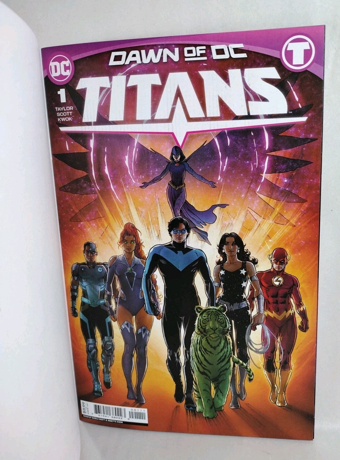 Titans #1 (2023) DC Comic Sketch Variant Cover w Original Starfire DCastr Art
