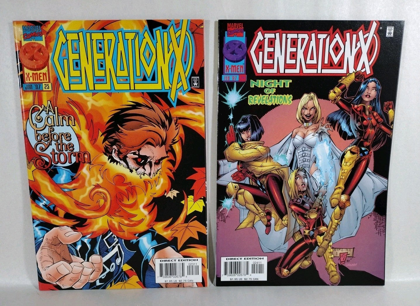 Generation X 1994 Marvel Comic Chris Bachalo Lot 1-3 5-9 11 12 14-16 18-20 22-24
