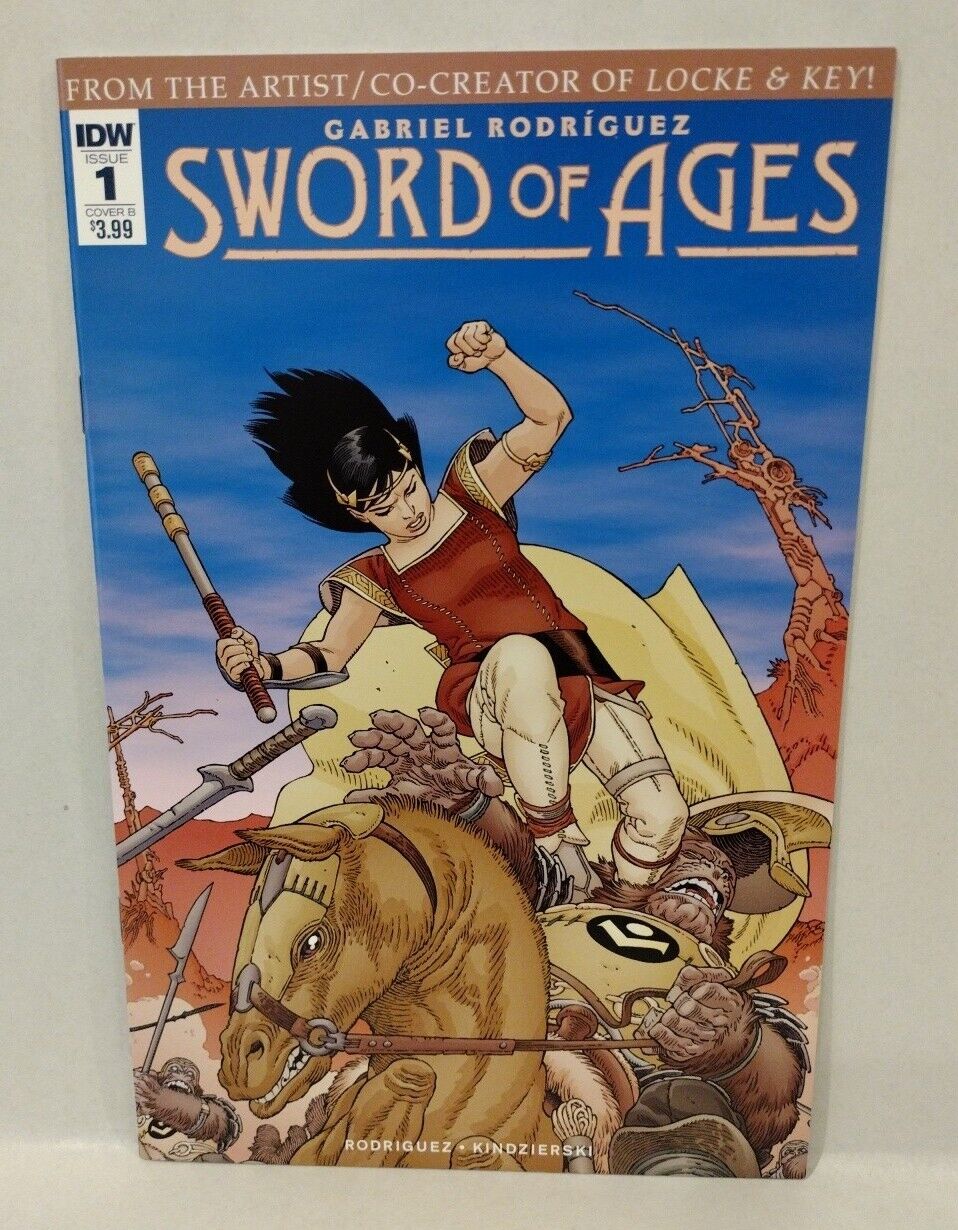 Sword Of Ages #1 (2007) Complete IDW Variant Comic Set Gabriel Rodriguez VF-NM