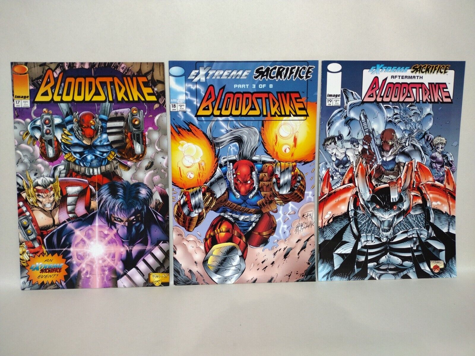 BloodStrike (1993) Image 17 Comic Lot #2 3 5 7 10 11 12 13 14 17 18 19 20 21 22+