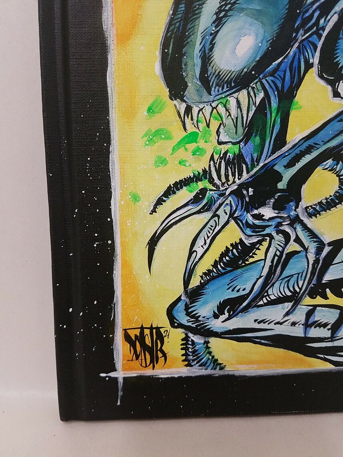 Aliens Book 1 (1990) Dark Horse Hardcover W Original Painted Art Signed DCastr