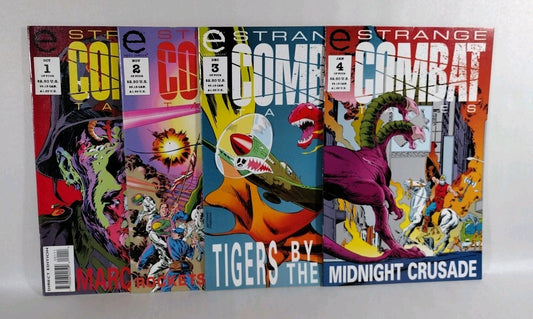 Strange Combat Tales (1993) Complete Epic Comic Set #1 2 3 4 Mature Theme