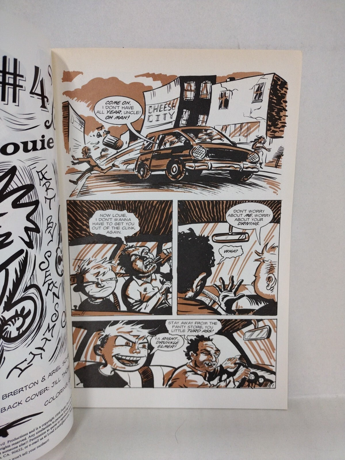 Loud Mouth Louie (1997) Complete Funky Devil Underground Comic Series #1 2 3 4 0