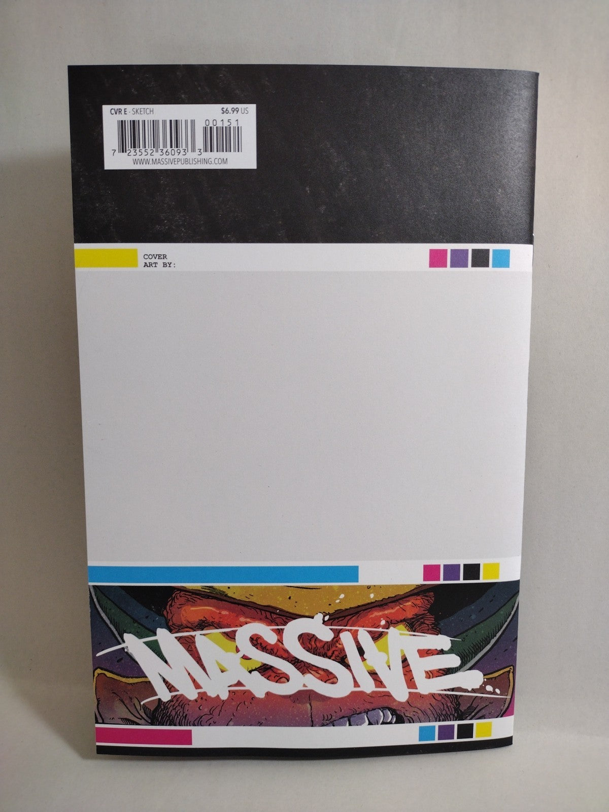 Detective Kaiju #1 (2025) Massive Comic Sketch Cover Variant W Original Art NM