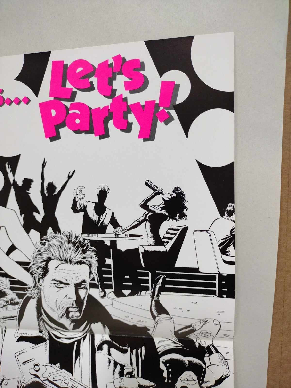 Slash Maraud (1987) DC Comics Promotional Poster Paul Gulacy 17 X 21 Unused 