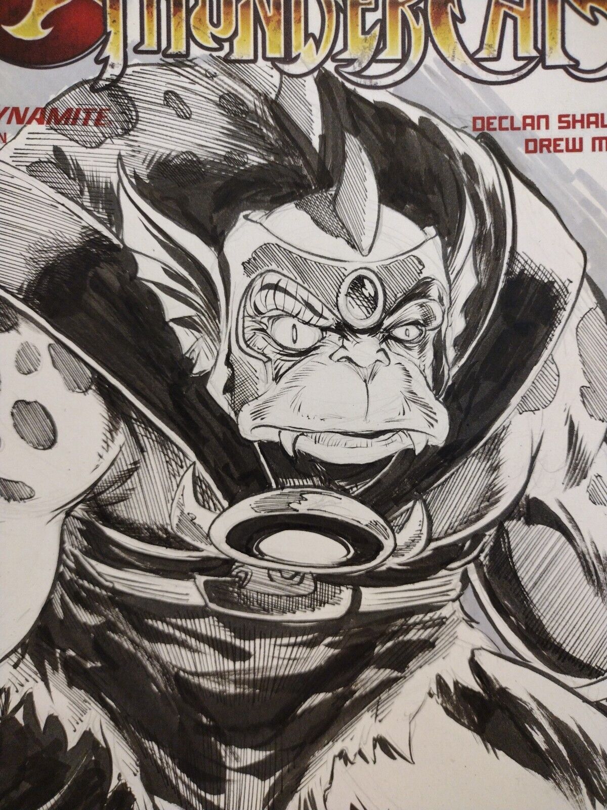 Thundercats #1 (2024) Dynamite Sketch Cover Comic W Original DCastr Slithe Art