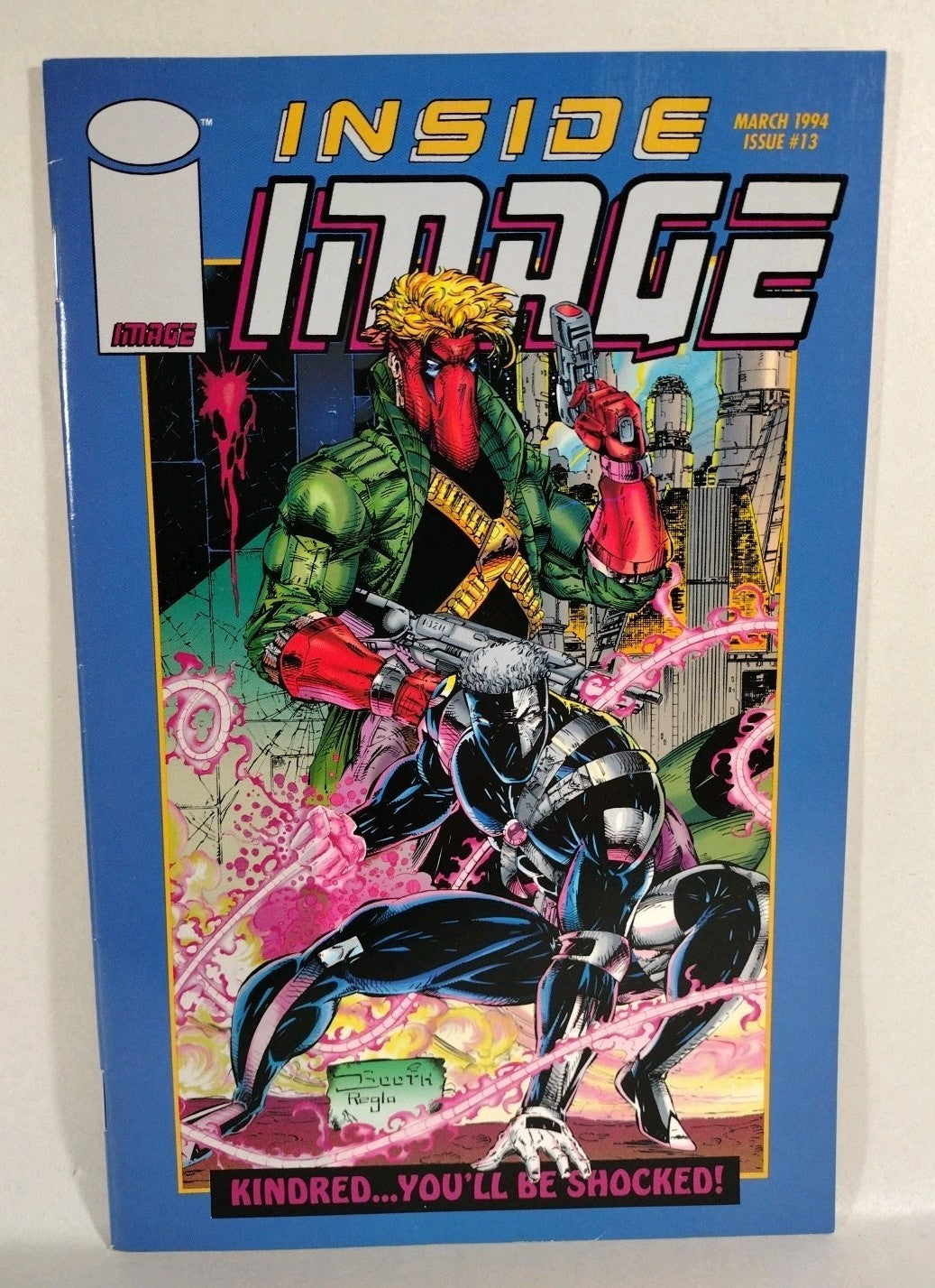 Inside Image #13 (1994) Spawn Batman Kindred Flip Cover VF