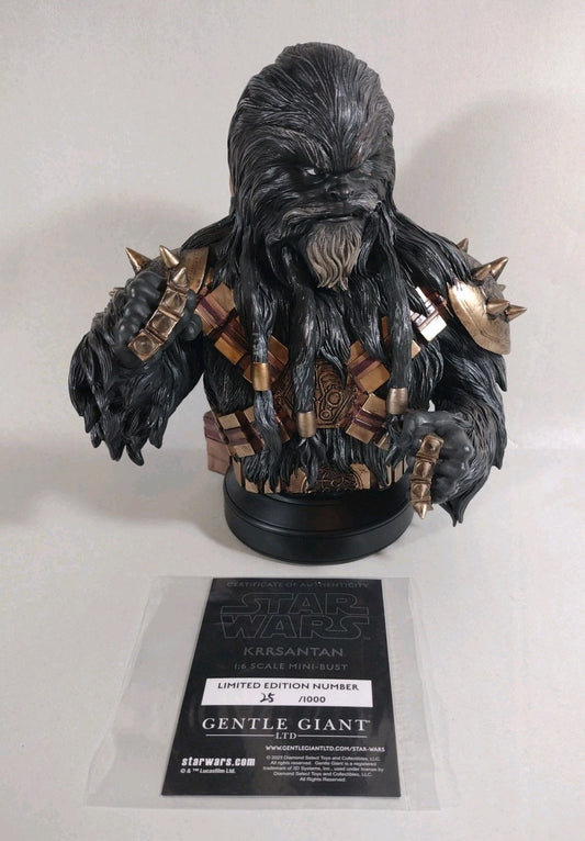 Star Wars Krrsantan 1:6 Scale Resin Bust Diamond Select Gentle Giant 25/1000 New