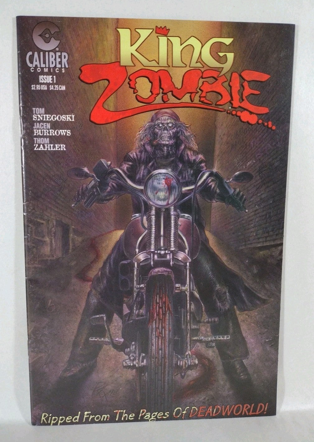 Zombie King #1 2 (1998) Caliber Comic Tom Sneigoski Jacen Burrows VF
