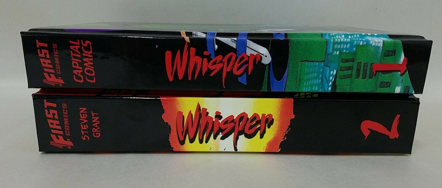 Whisper Omnibus (1983) V1 & 2 HC Set Complete Series Custom Bound Comics ARG New