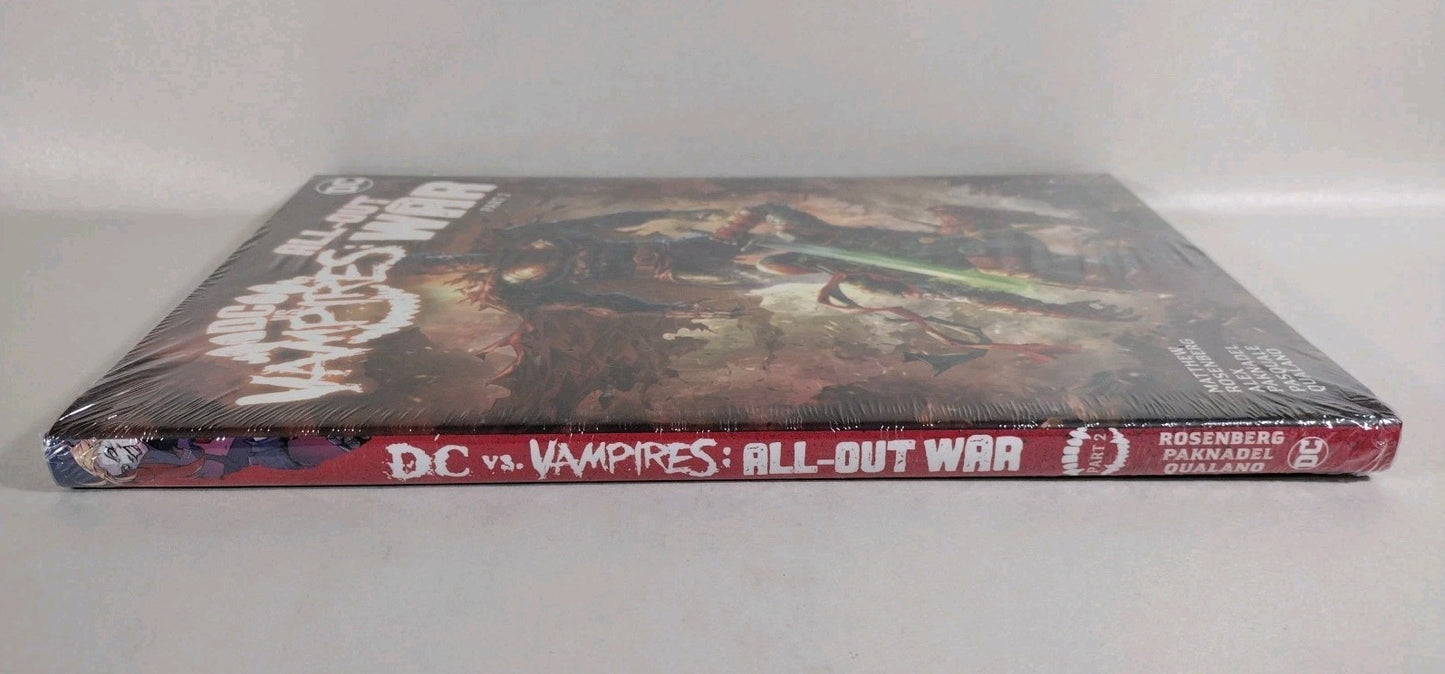 DC vs. Vampires: All-Out War Part 2 (2023) DC Comic Hardcover New Sealed 