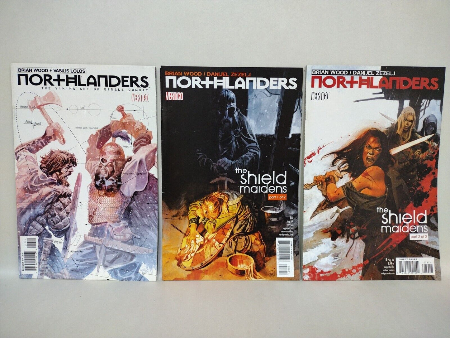 Northlanders (2009) Vertigo Viking Comic Lot Set #17-37 Brian Wood