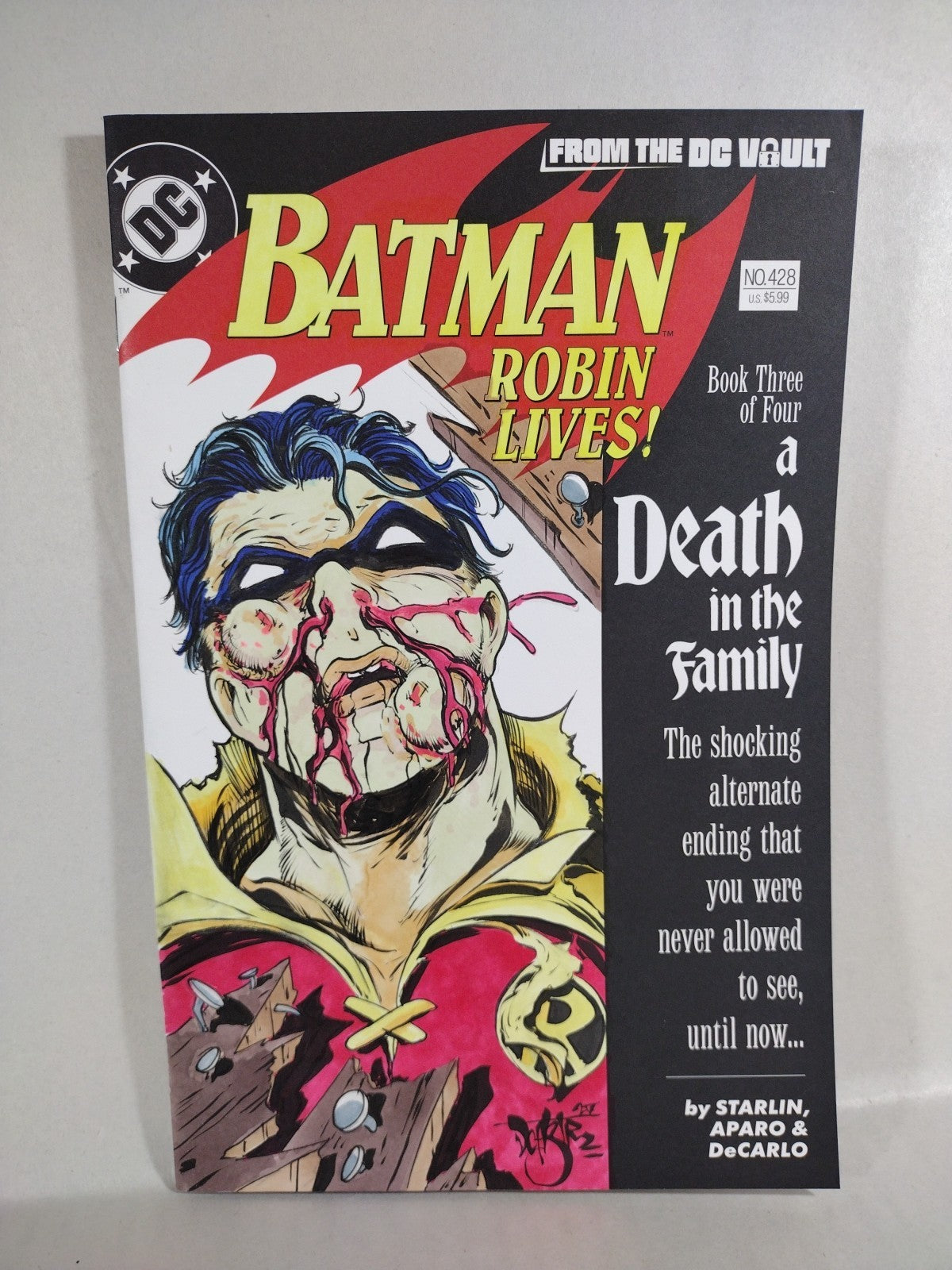 Batman 428 Facsimile Ed 2024 DC Comic Sketch Cover Variant W Original DCastr Art