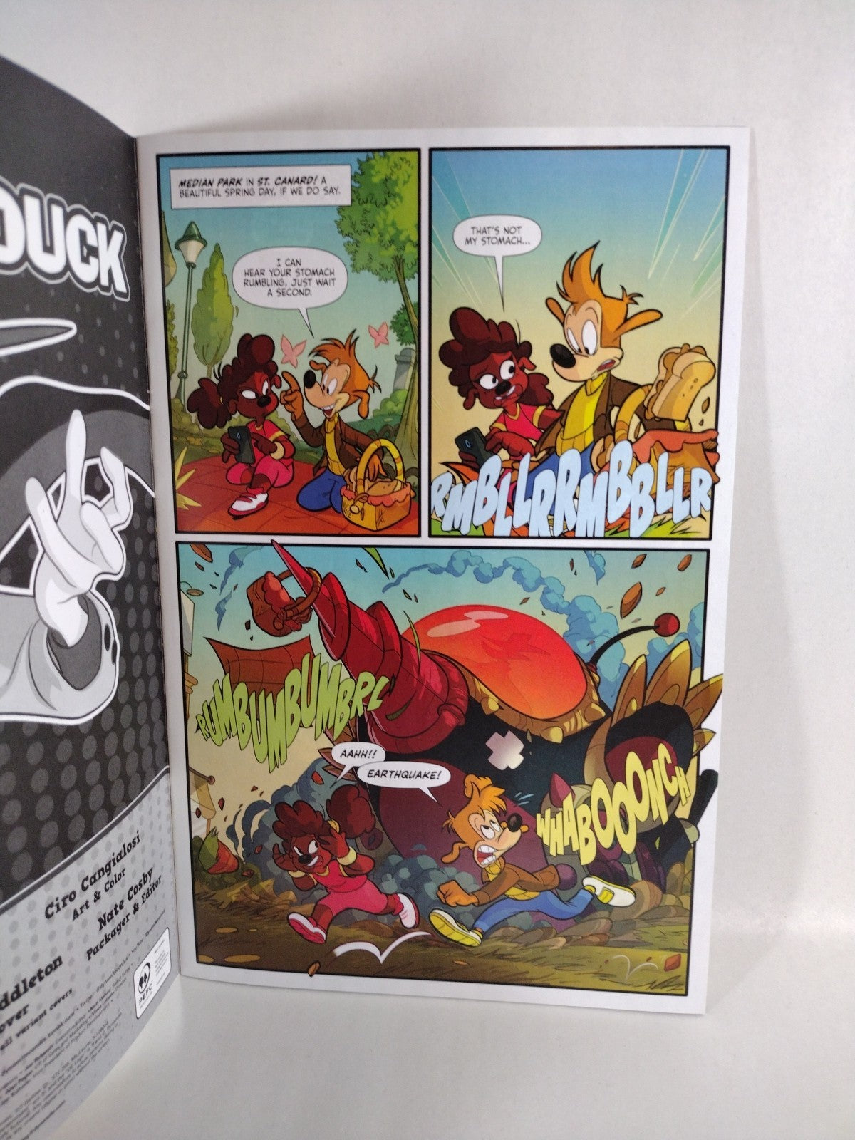 Darkwing Duck Negaduck #1 (2023) Dynamite Blank Sketch Cover Variant Comic VF-NM