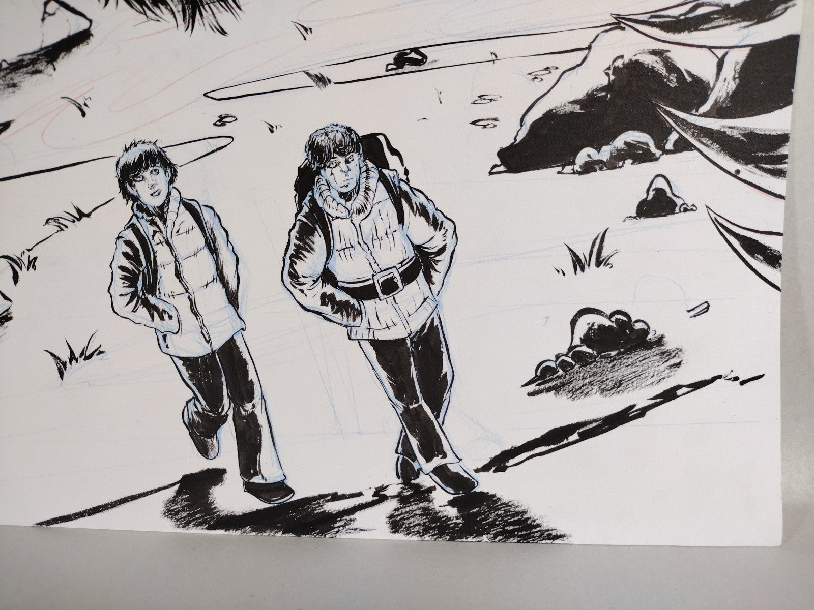 American Werewolf In London #1 (2025) Faux Comic Cover Original + Color DCastr