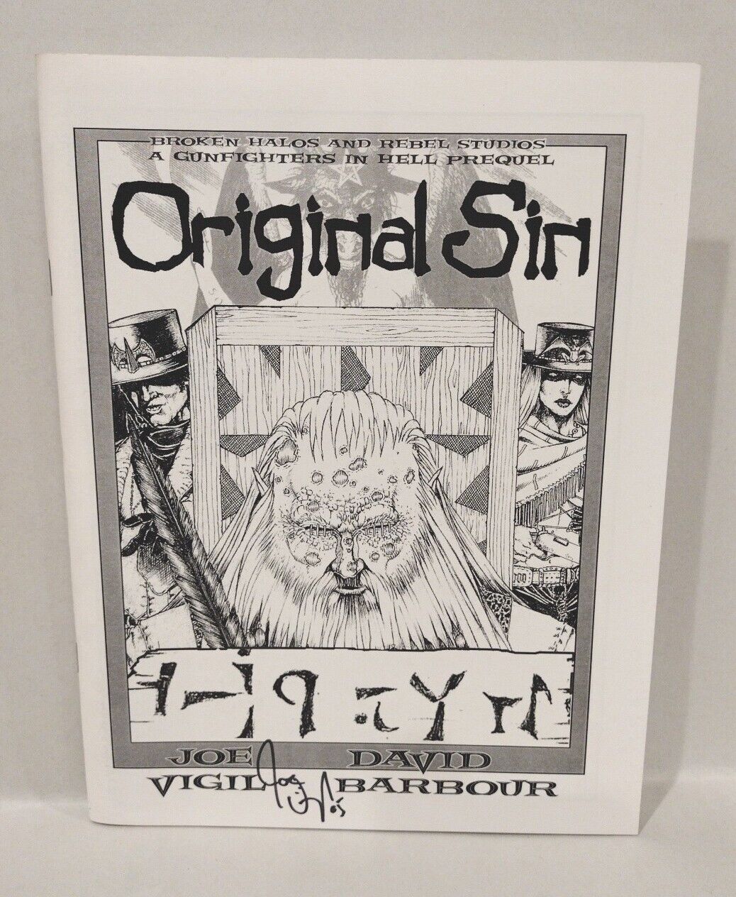 Original Sin #1 (2001) Broken Halos Comic Magazine 1st Print Signed Joe Vigil