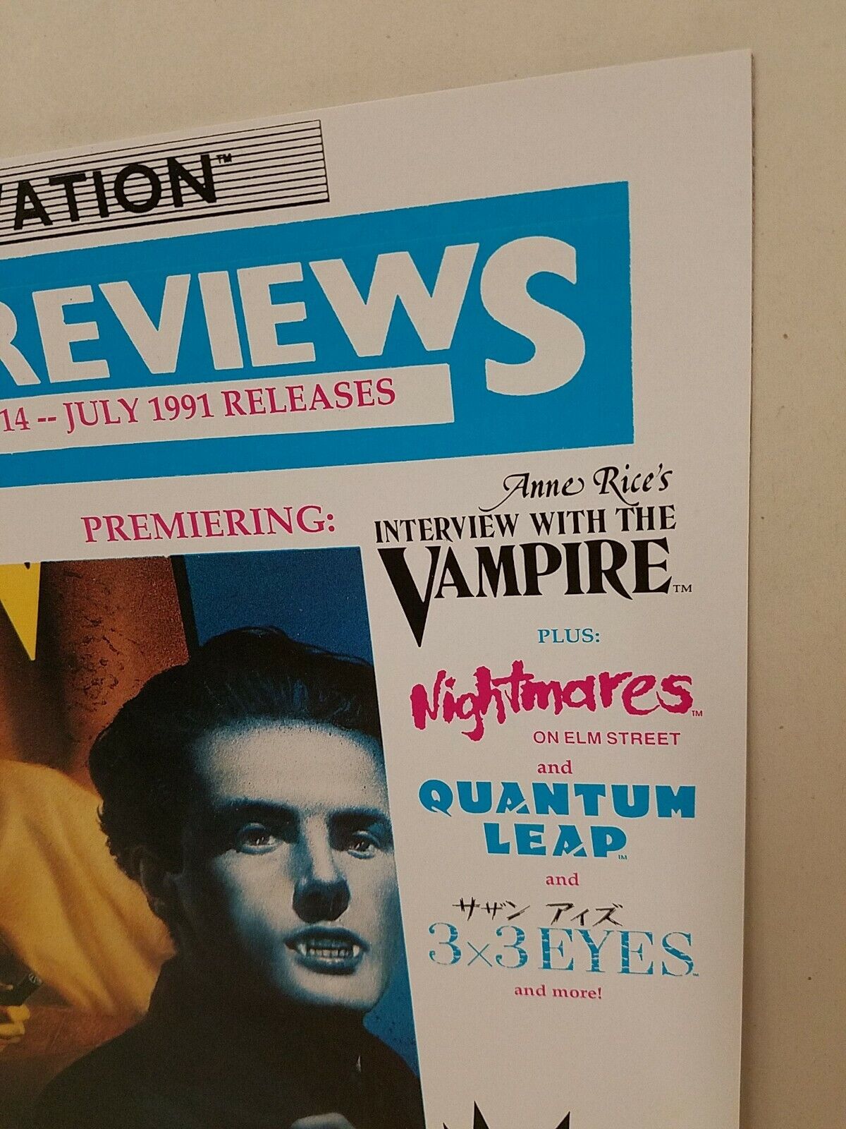 Innovation Previews #14 (1991) Comic Release Vampire Lestat Nightmare on Elm St