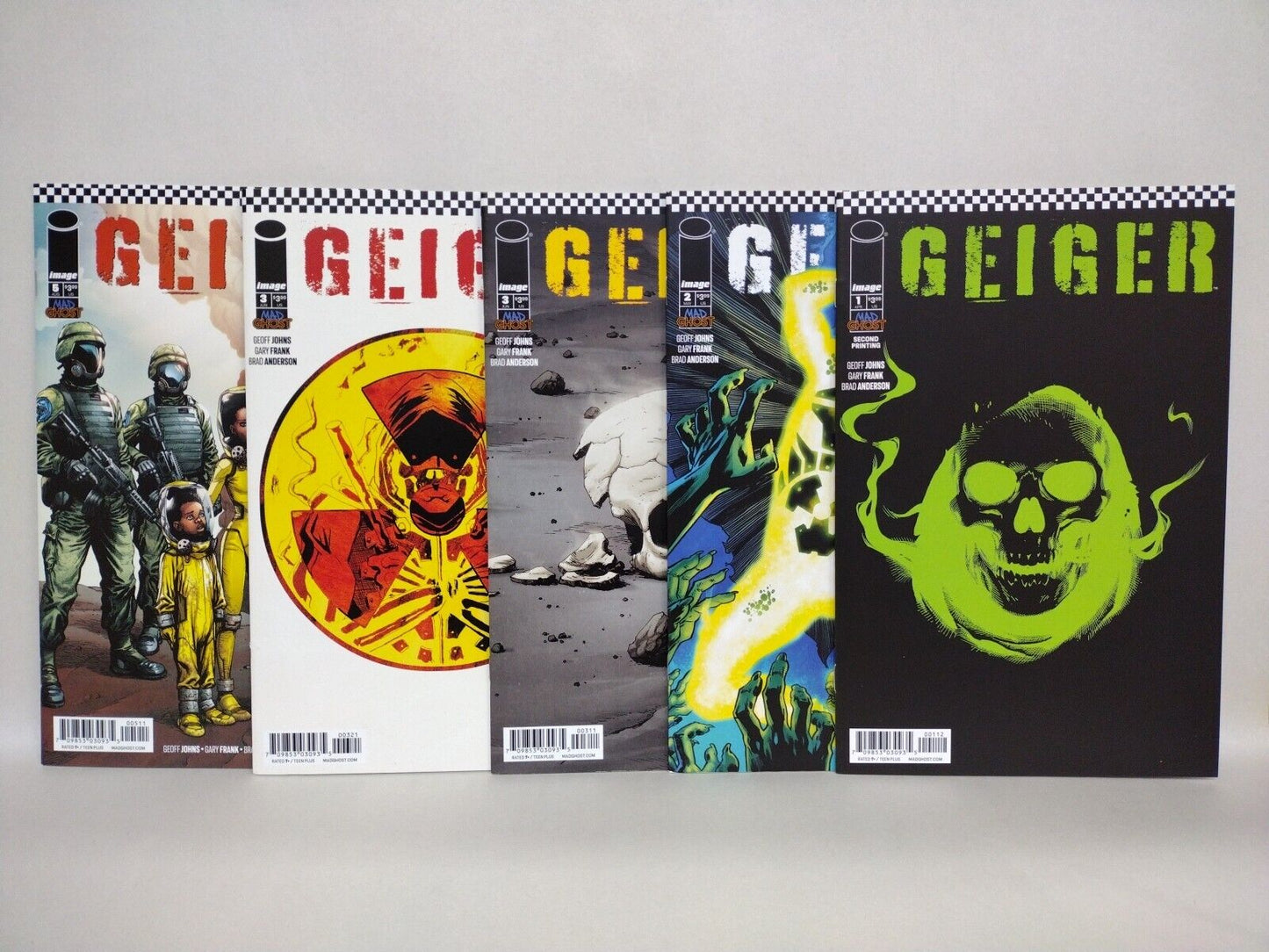 Geiger (2021) Image Ghost Machine Comic Lot #1 2nd 2 3 5 Gary Frank VF-NM