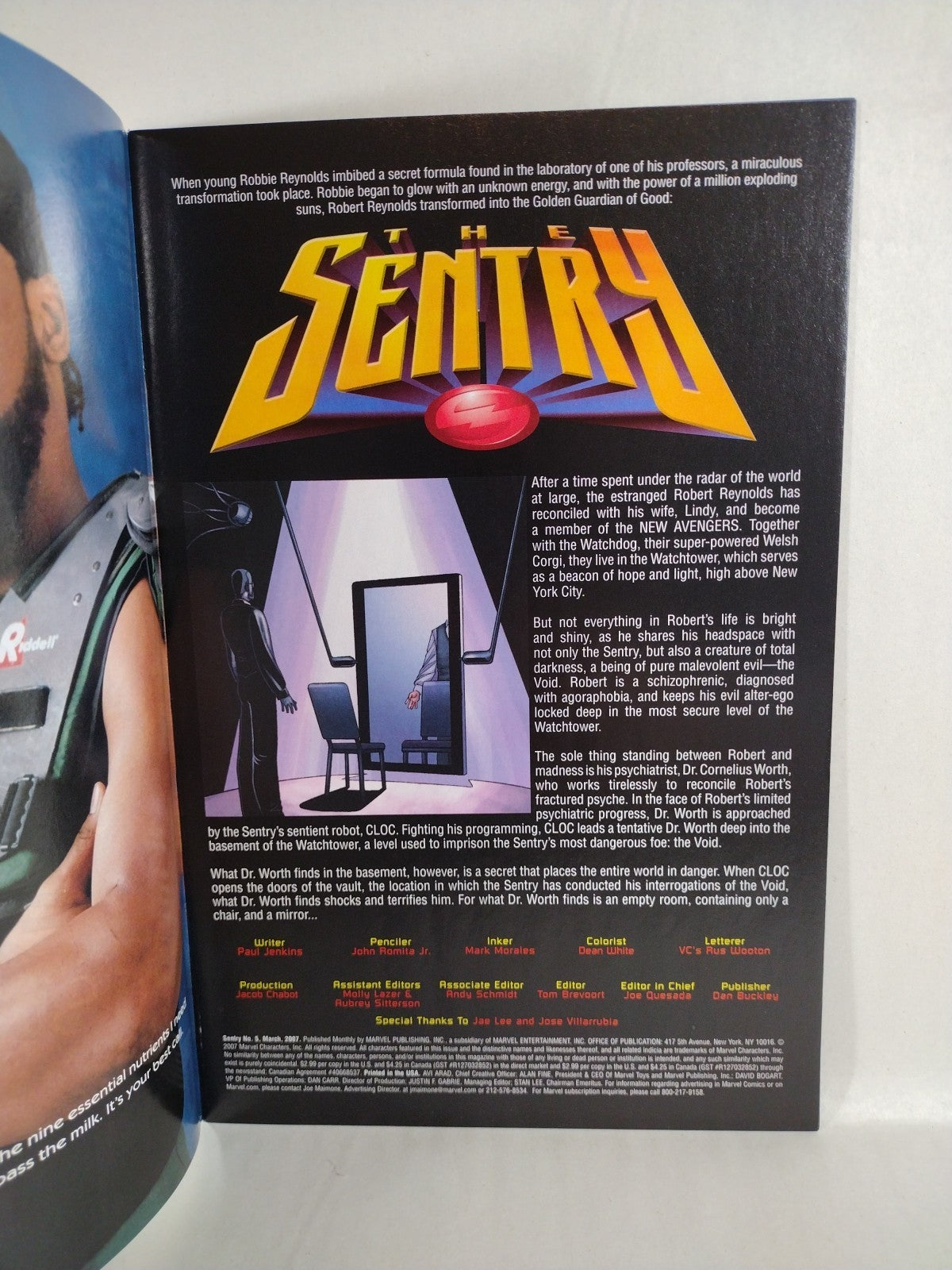 The Sentry (2005) Marvel Comic Set #1 2 3 4 5 6 Paul Jenkins John Romita VF-NM