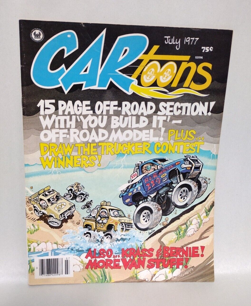 CAR Toons (1977) #99 Petersen Publishing Steve Austin Cover Art Errol McCarthy 