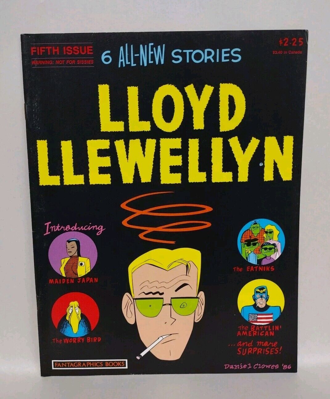 Lloyd Llewellyn (1986) #5 Daniel Clowes Fantagraphics Comic Magazine 1st Print 