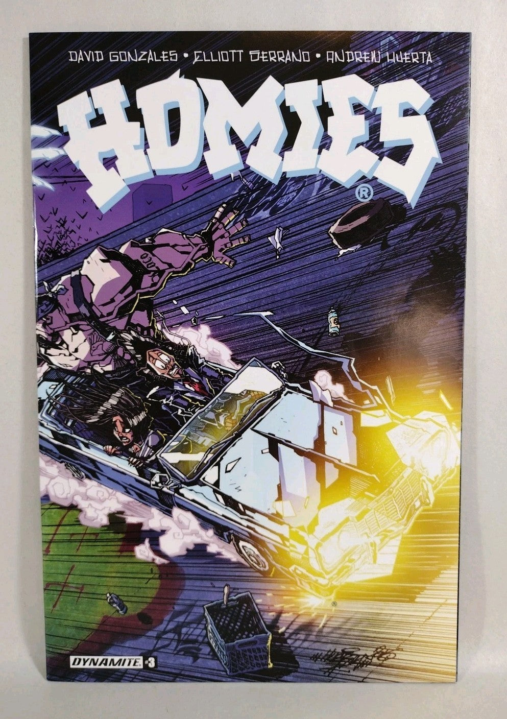 Homies #3 (2016) Dynamite Comic Andrew Huerta Wraparound Cover NM