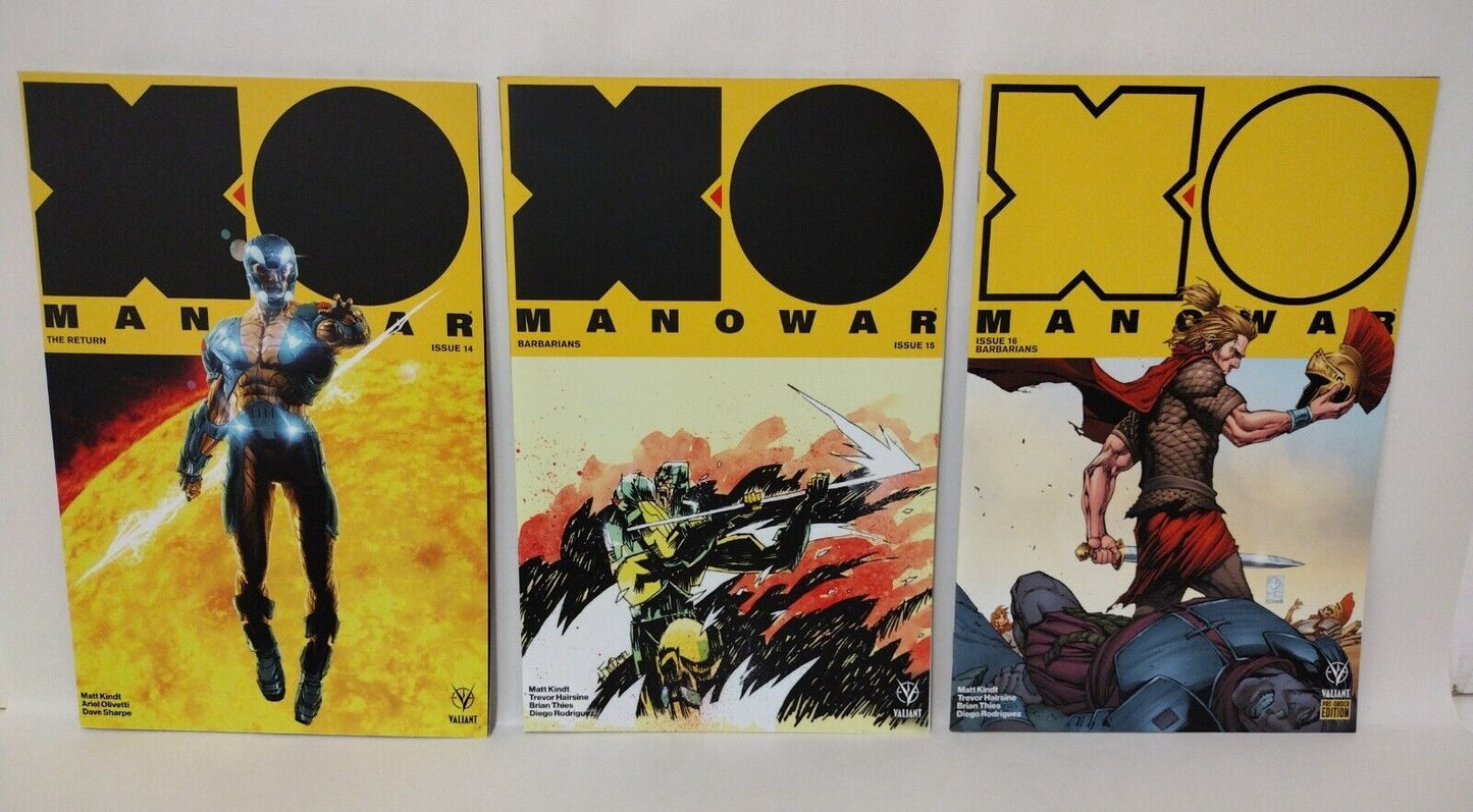 X-O MANOWAR (2017) Vol 4 Valiant Comic lot Set #1-8 10-18 +FCBD Matt Kindt