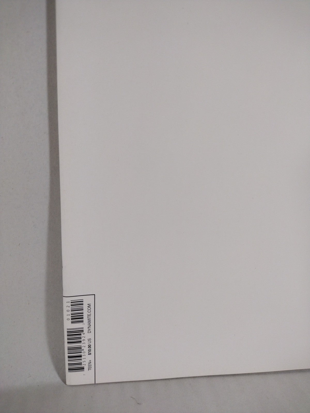 Alice Cooper vs Chaos! #1 (2015) Dynamite Blank Sketch Variant Cover Comic VF-NM