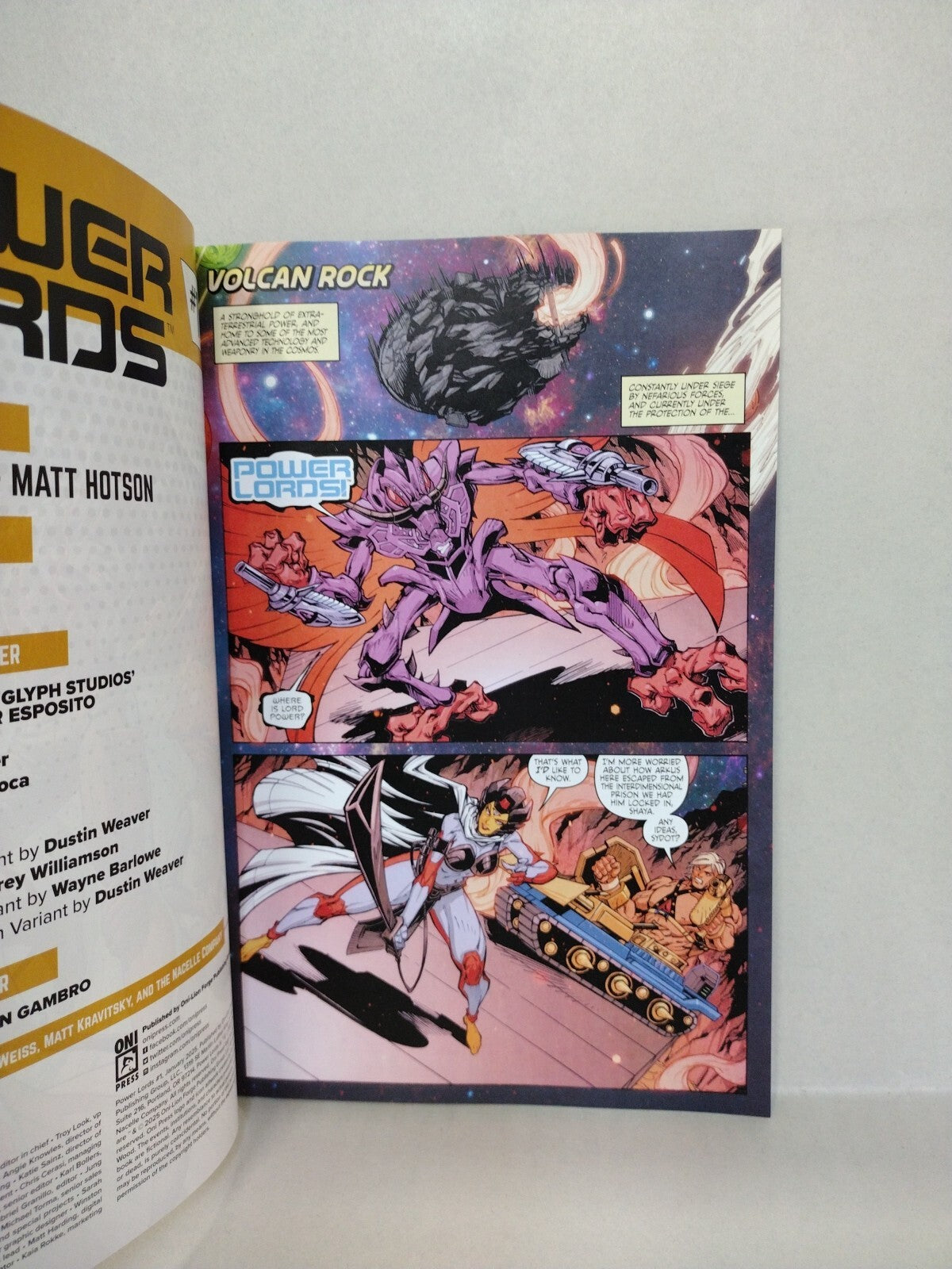 Power Lords #1 (2025) Oni Nacelleverse 1:10 Virgin Variant Cover NM