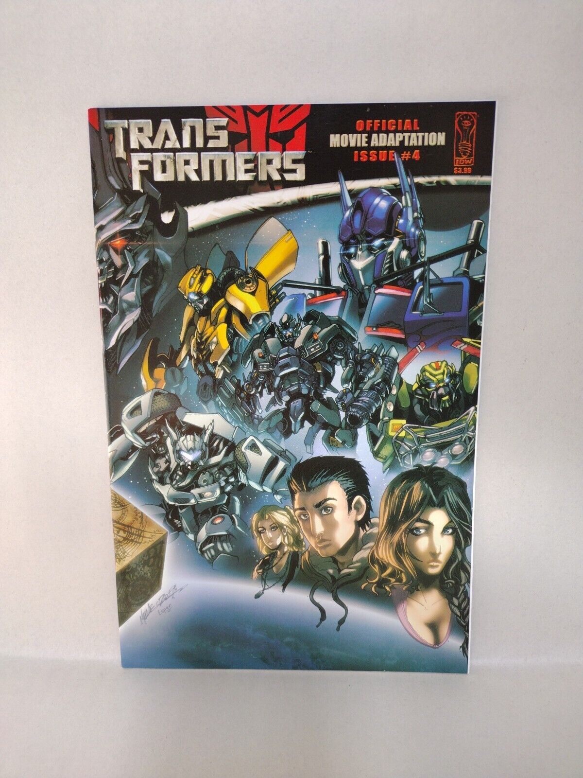 TRANSFORMERS Official Movie Adaptation (2007) Complete IDW Comic Lot Set #1-4+