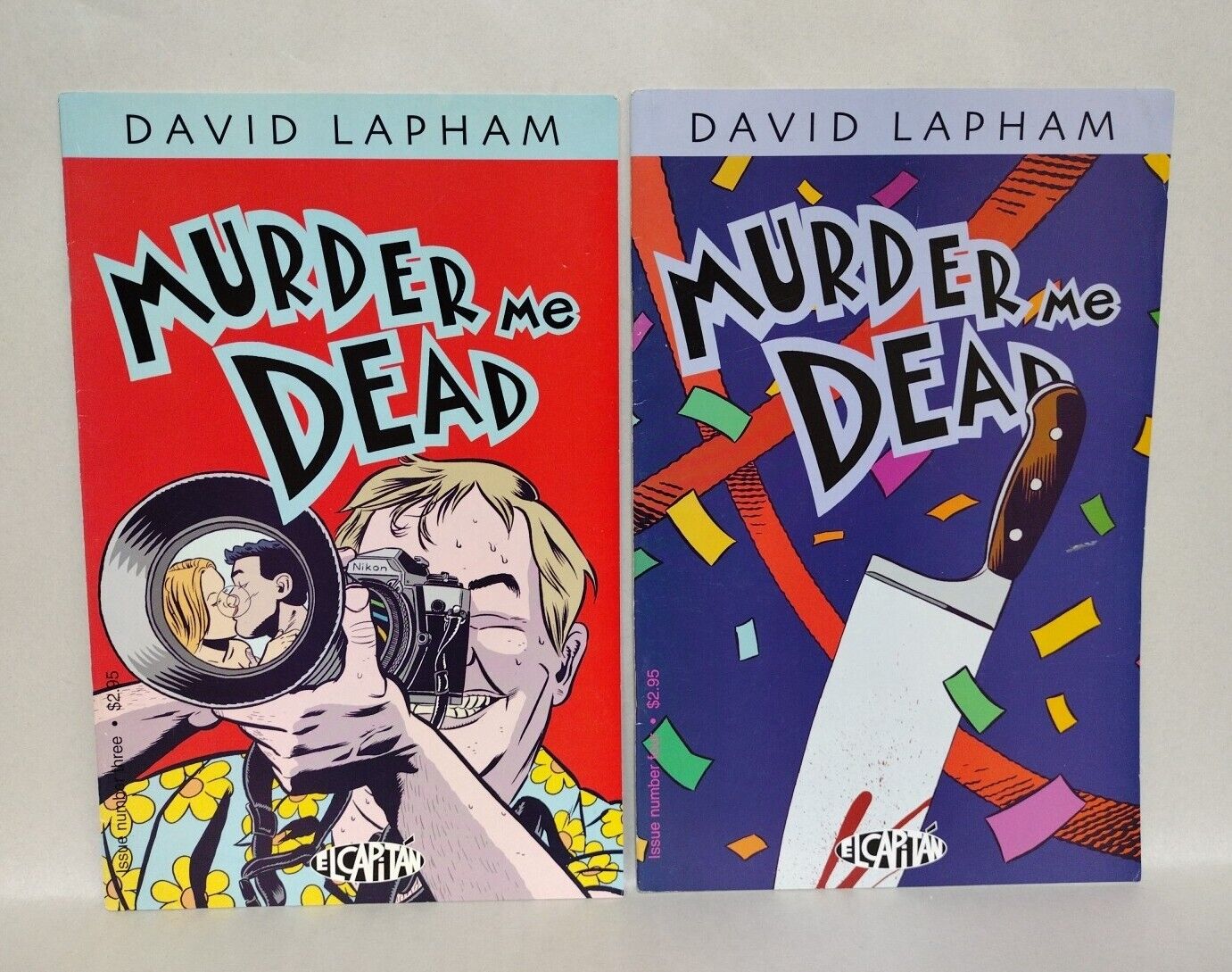 Murder Me Dead (2000) Complete El Capitan Comic Series  David Lapham #1-9 FN