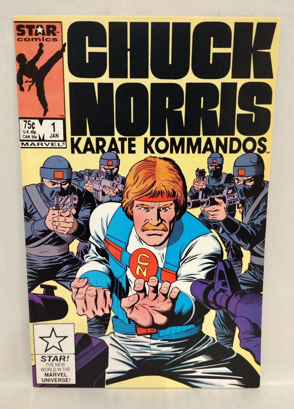 Chuck Norris Karate Kommandos (1987) Marvel Star Comic Lot Set #1 2