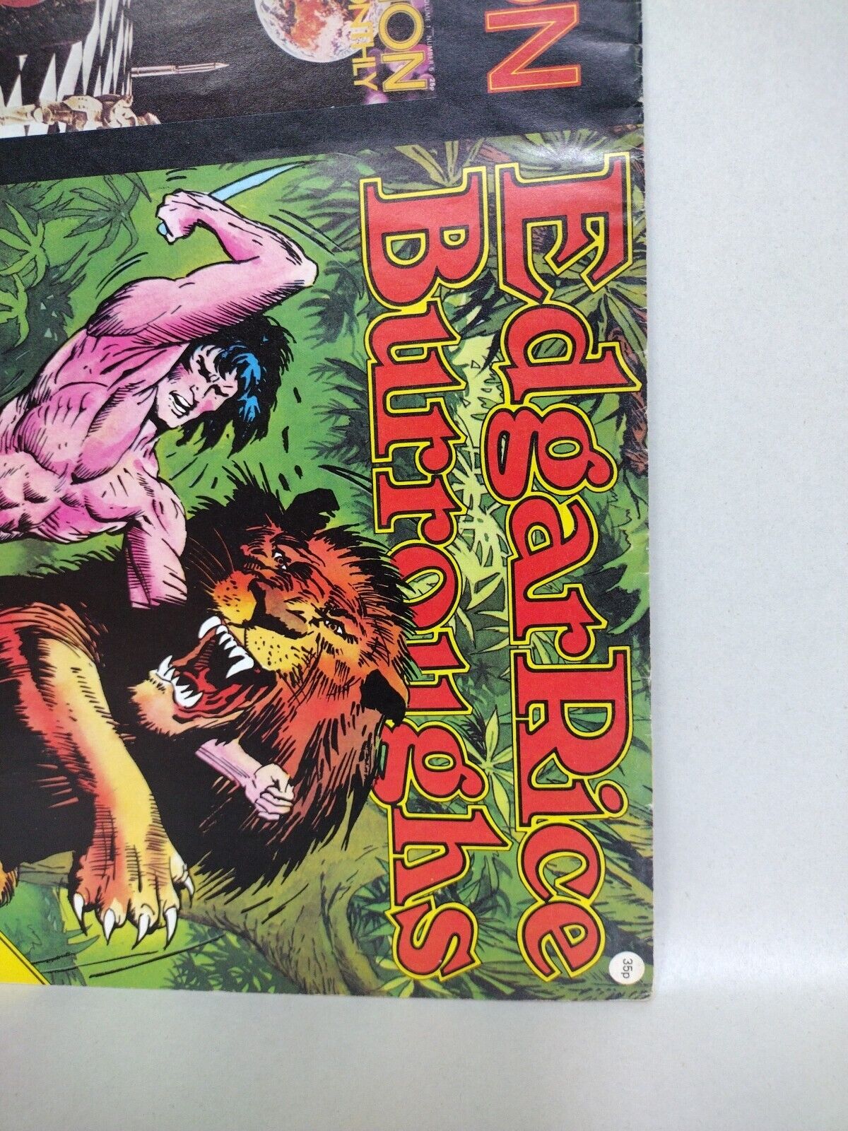 Edgar Rice Burroughs 1975 Oversized Magazine Comic UK Tarzan Biography Book 