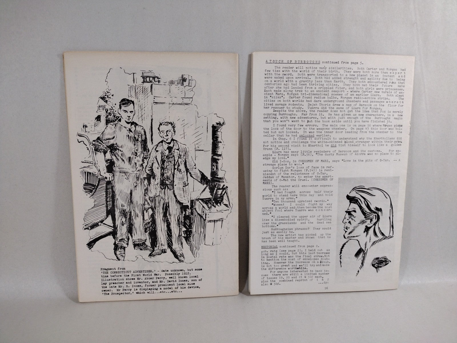 ERBania 1965 Edgar Rice Burroughs Fanzine Lot #15 17 18 19 20 21 22 23 24 Tarzan
