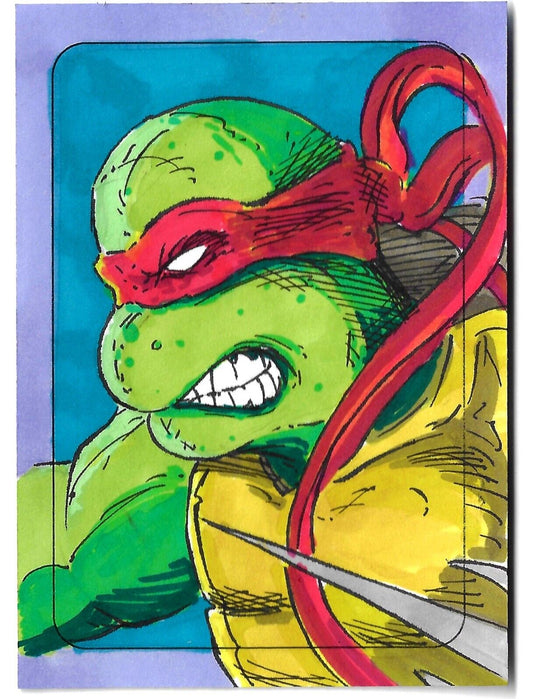 TMNT Cerebus Aardvark (2023) #86 Sketch Card w Original Raphael Dave Castr Art