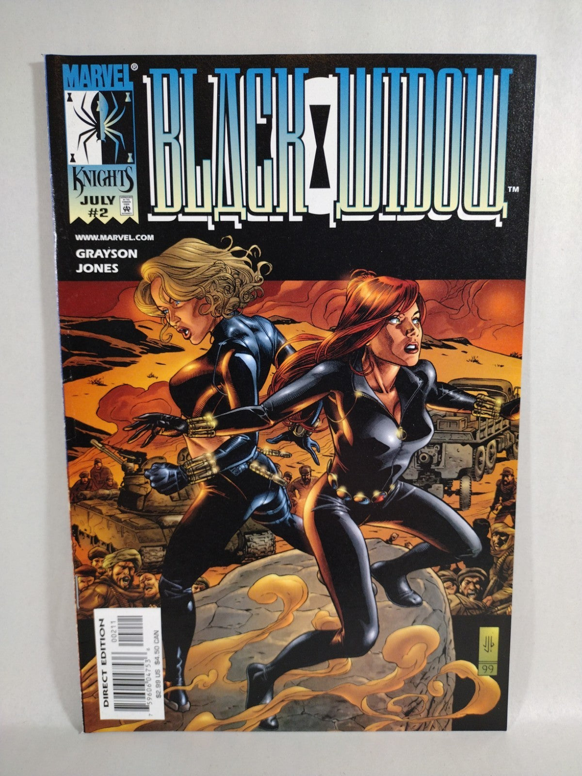 Black Widow (1999) Marvel Comic Set #1 2 1st Full Yelena Bolnova NM-VF