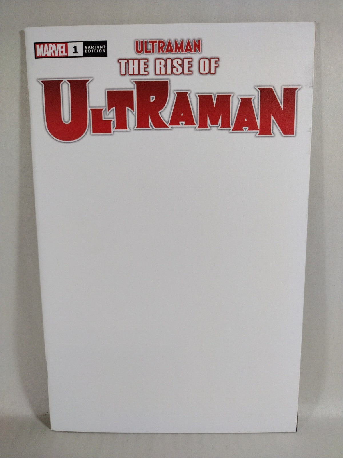 Rise of Ultraman #1 (2020) Marvel Blank Sketch Cover Variant Comic New NM