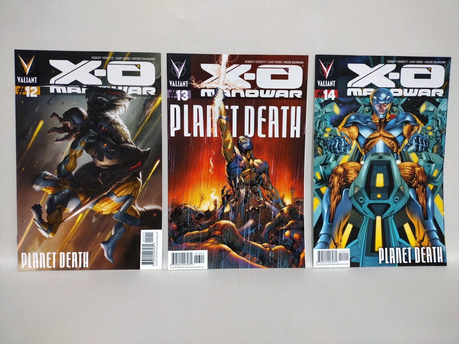 X-O Manowar (2012) Valiant Comic Lot Set #0 1-15 17-19 Robert Venditti