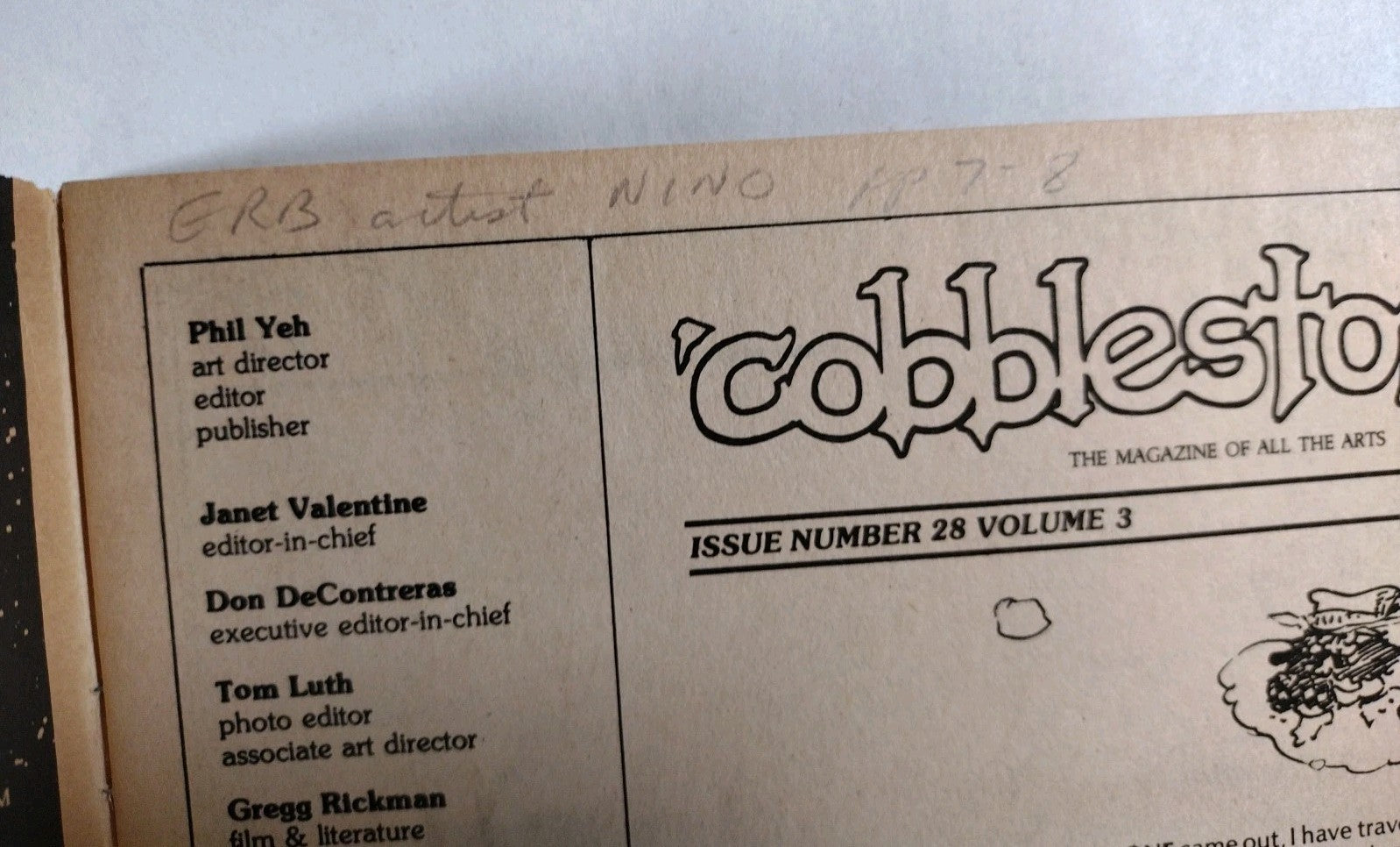 Cobblestone #28 (1977) Magazine Of All The Arts W Jack Katz George Lucas VG
